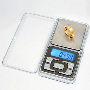 [new] Mini Digital Scale 0.1 Gr To 500 And 200 Gr Jewelry Portable Pocket Scale